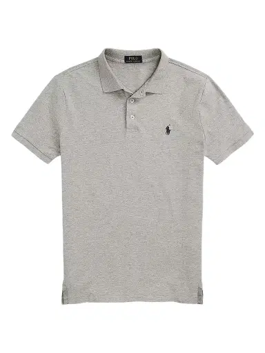 Polo Ralph Lauren Men's Stretch-Cotton Blend Custom Slim-Fit Polo Shirt - Andover Heather - Size XXL | Thumbnail 1 Polo Ralph Lauren Men's Stretch-Cotton Blend Custom Slim-Fit Polo Shirt - Andover Heather - Size XXL | Thumbnail 1