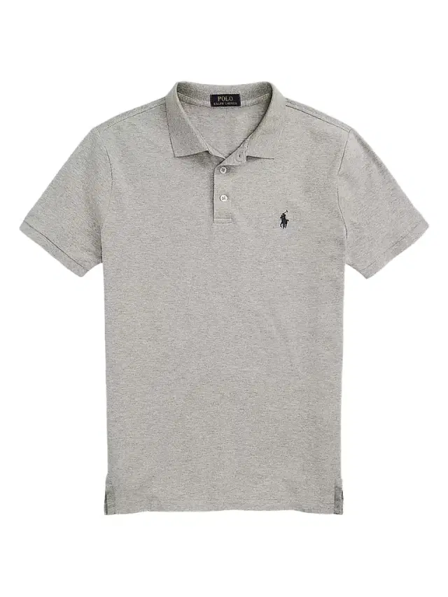 Polo Ralph Lauren Men's Stretch-Cotton Blend Custom Slim-Fit Polo Shirt - Andover Heather