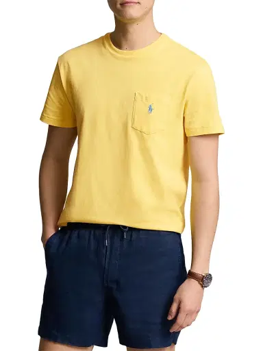 Polo Ralph Lauren Men's Logo Short-Sleeve T-Shirt - Oasis Yellow | Thumbnail 3 Polo Ralph Lauren Men's Logo Short-Sleeve T-Shirt - Oasis Yellow | Thumbnail 3