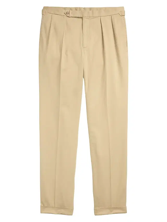 Polo Ralph Lauren Men's Pleated Garment-Dyed Trousers - Tan