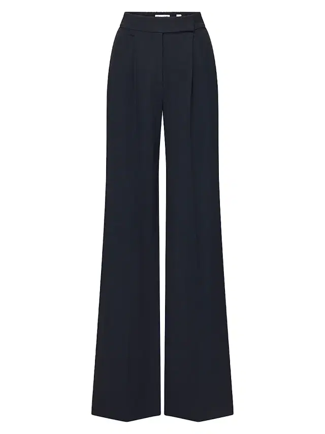 Veronica Beard Women's Marbeau High-Rise Wide-Leg Pants - Navy