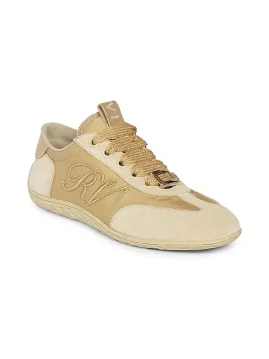 Roger Vivier Women's Viv Suede Mesh Low-Top Sneakers | Thumbnail 2 Roger Vivier Women's Viv Suede Mesh Low-Top Sneakers | Thumbnail 2
