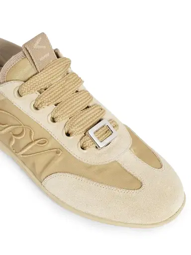 Roger Vivier Women's Viv Suede Mesh Low-Top Sneakers | Thumbnail 5 Roger Vivier Women's Viv Suede Mesh Low-Top Sneakers | Thumbnail 5