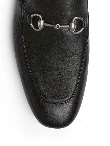 Gucci Men's Kings Flex Leather Mules - Black - Size 14 | Thumbnail 5
