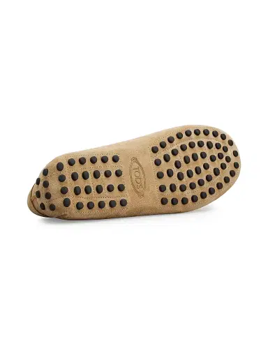 Tod's Men's Mocassino Gommino Suede Driving Loafers - Light Beige - Size 14 | Thumbnail 4 Tod's Men's Mocassino Gommino Suede Driving Loafers - Light Beige - Size 14 | Thumbnail 4