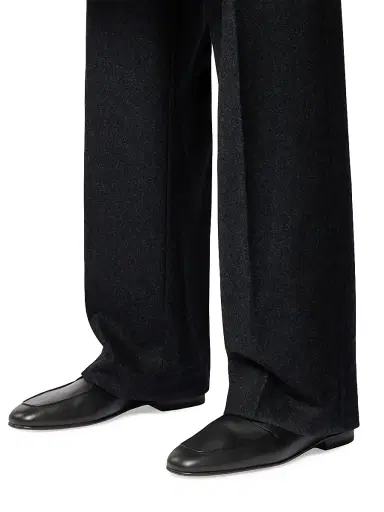 Tod's Men's Leather Penny Loafers - Black | Thumbnail 6