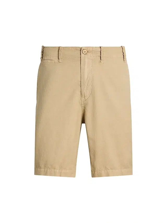 Polo Ralph Lauren Men's 8.5-Inch Classic-Fit Linen-Cotton Shorts - Coastal Beige