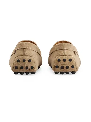 Tod's Women's Gommino Suede Driving Loafers - Tabacco Chiaro - Size 10 | Thumbnail 3 Tod's Women's Gommino Suede Driving Loafers - Tabacco Chiaro - Size 10 | Thumbnail 3