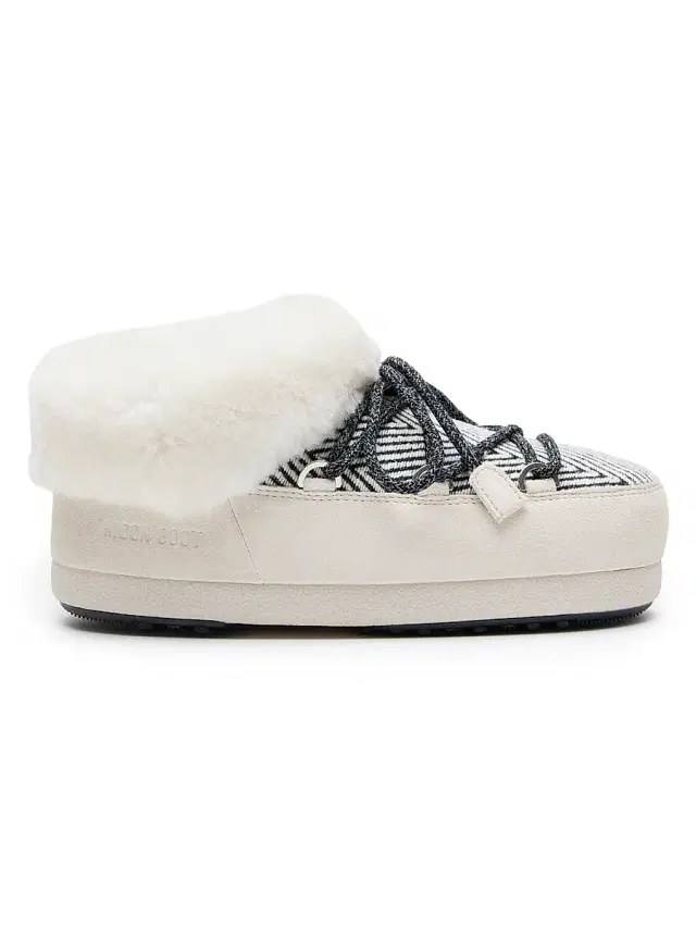 Moon Boot Women's MB x Guest In Residence EVX Chalet Faux-Fur-Lined Suede Mules - White Sand