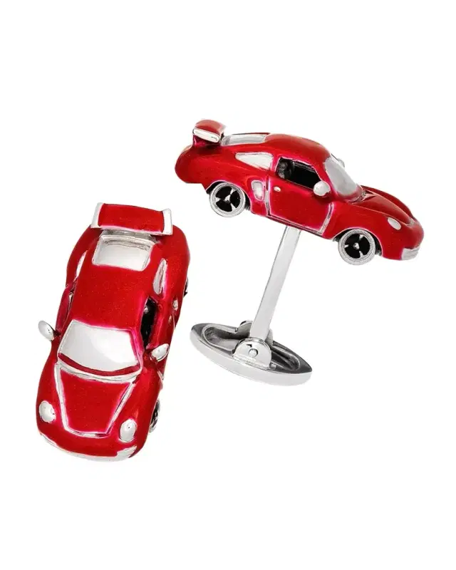 Fast Race Car Cuff Links