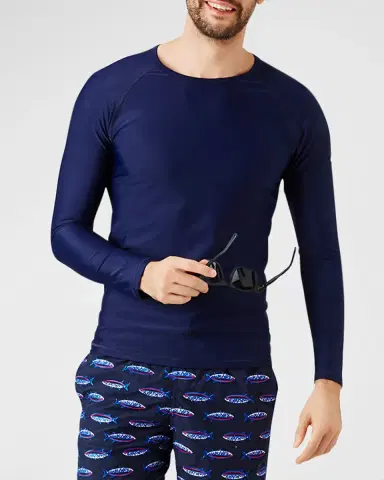 Vilebrequin Men's Crewneck Surf Shirt | Thumbnail 4