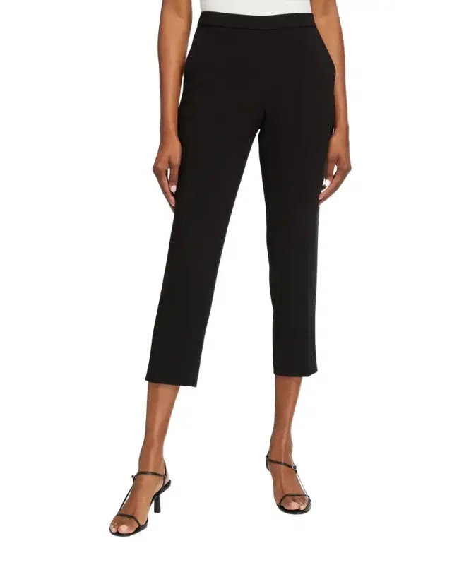 Theory Treeca Cropped Pull-On Pants