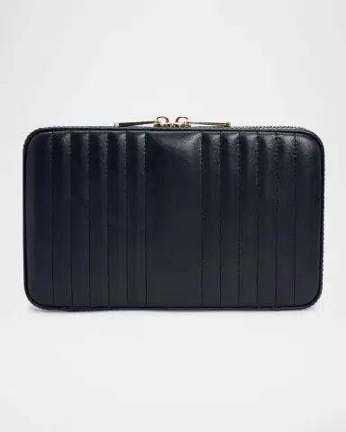 Wolf Maria Rectangle Quilted Zip Jewelry Case | Thumbnail 2 Wolf Maria Rectangle Quilted Zip Jewelry Case | Thumbnail 2