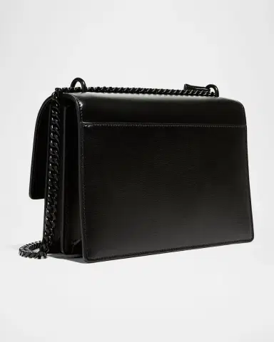 Saint Laurent Sunset Medium YSL Shoulder Bag in Smooth Leather | Thumbnail 3