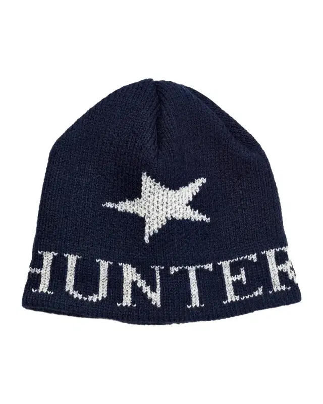 Butterscotch Blankees Kid 's Single Star Metallic Beanie Hat, Personalized