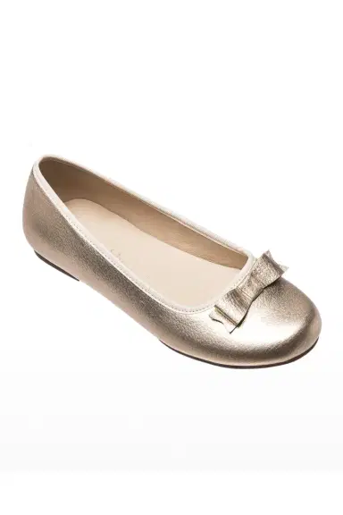 Elephantito Girl's Camille Metallic Leather Flats, Toddler/Kids | Thumbnail 4