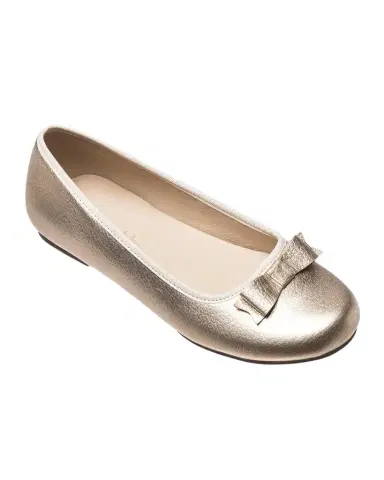 Elephantito Girl's Camille Metallic Leather Flats, Toddler/Kids | Thumbnail 1