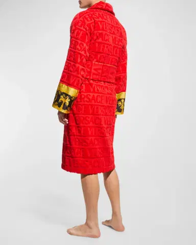 Versace Unisex Barocco Sleeve Robe | Thumbnail 3