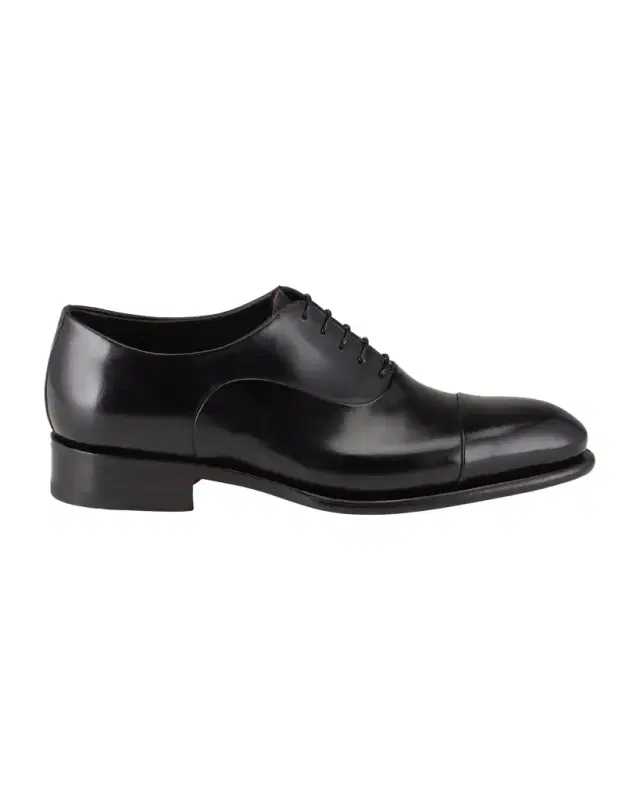 Men 's Isaac Cap-Toe Leather Oxford Shoes