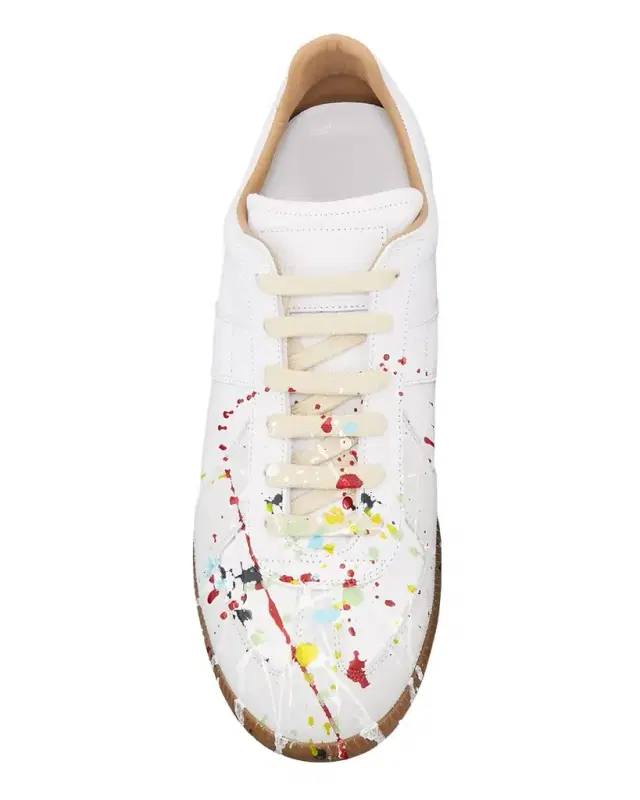 Maison Margiela Men 's Replica Paint-Splatter Sneakers