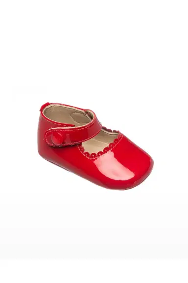 Elephantito Girl's Scalloped Leather Mary Jane | Thumbnail 4 Elephantito Girl's Scalloped Leather Mary Jane | Thumbnail 4