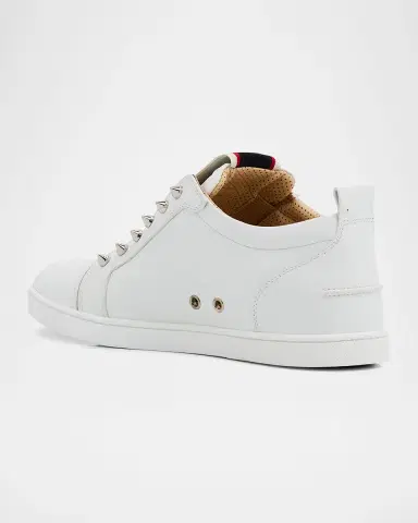 Christian Louboutin Men's F. A.V. Fique A Vontade Spiked Leather Slip-On Sneakers | Thumbnail 4 Christian Louboutin Men's F. A.V. Fique A Vontade Spiked Leather Slip-On Sneakers | Thumbnail 4