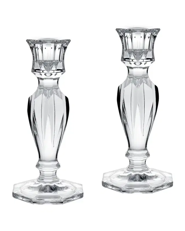 William Yeoward Crystal Mimi Candlestick Holders, Set of 2