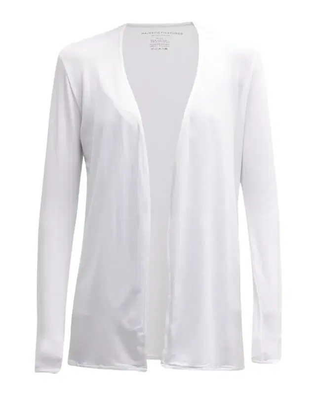 Majestic Filatures Soft Touch Open-Front Cardigan
