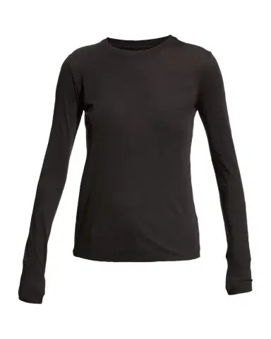 Vince Essential Long-Sleeve Crewneck Tee | Thumbnail 1