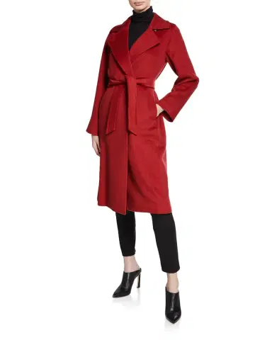 Max Mara Manuela Camel Hair Belted Wrap Coat | Thumbnail 1 Max Mara Manuela Camel Hair Belted Wrap Coat | Thumbnail 1