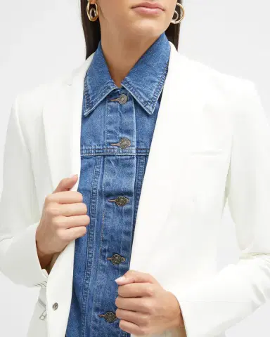 Veronica Beard Slate Denim Dickey | Thumbnail 7 Veronica Beard Slate Denim Dickey | Thumbnail 7