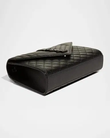Saint Laurent Envelope Triquilt Medium YSL Shoulder Bag in Grained Leather | Thumbnail 7 Saint Laurent Envelope Triquilt Medium YSL Shoulder Bag in Grained Leather | Thumbnail 7
