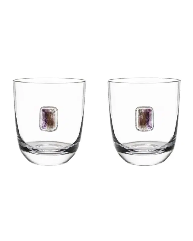 ANNA New York Elevo Double Old-Fashioned Glasses, Set of 2