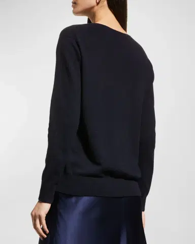 Vince Weekend V-Neck Cashmere Pullover Sweater | Thumbnail 3