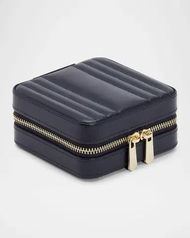 Wolf Maria Square Quilted Zip Jewelry Case | Thumbnail 3 Wolf Maria Square Quilted Zip Jewelry Case | Thumbnail 3