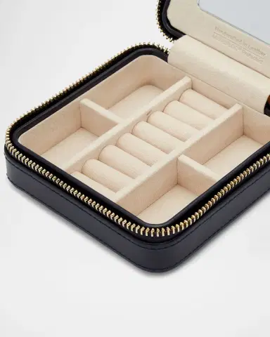 Wolf Maria Square Quilted Zip Jewelry Case | Thumbnail 5 Wolf Maria Square Quilted Zip Jewelry Case | Thumbnail 5