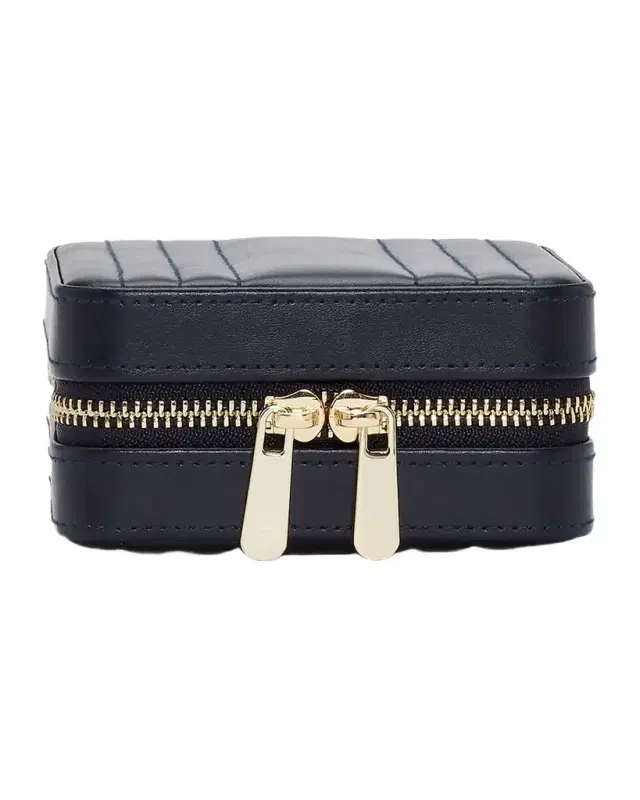 WOLF Maria Square Quilted Zip Jewelry Case