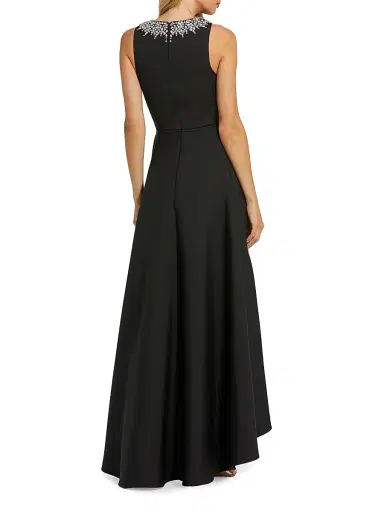Mac Duggal Women's Ieena Embellished Crepe High-Low Gown | Thumbnail 2 Mac Duggal Women's Ieena Embellished Crepe High-Low Gown | Thumbnail 2