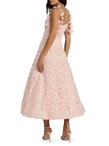 Mac Duggal Women's Floral Tulle A-Line Cocktail Dress - Blossom Pink | Thumbnail 2 Mac Duggal Women's Floral Tulle A-Line Cocktail Dress - Blossom Pink | Thumbnail 2