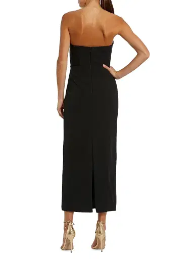 Mac Duggal Women's Floral Crepe Strapless Maxi Dress | Thumbnail 2