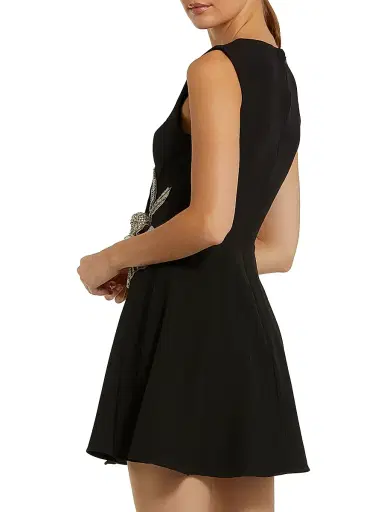 Mac Duggal Women's Embellished Crepe Minidress | Thumbnail 3 Mac Duggal Women's Embellished Crepe Minidress | Thumbnail 3