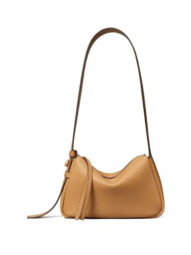 Tory Burch Women's Small Romy Leather Shoulder Bag - Tiramisu | Thumbnail 1 Tory Burch Women's Small Romy Leather Shoulder Bag - Tiramisu | Thumbnail 1