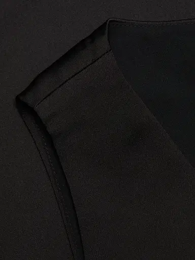 Ramy Brook Women's Cassea Ruched Satin Minidress - Black - Size 8 | Thumbnail 7 Ramy Brook Women's Cassea Ruched Satin Minidress - Black - Size 8 | Thumbnail 7
