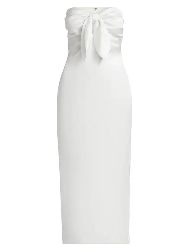Ramy Brook Women's Orion Knotted Satin Midi-Dress -