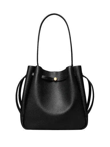Tory Burch Women's Mini Romy Leather Bucket Bag | Thumbnail 1