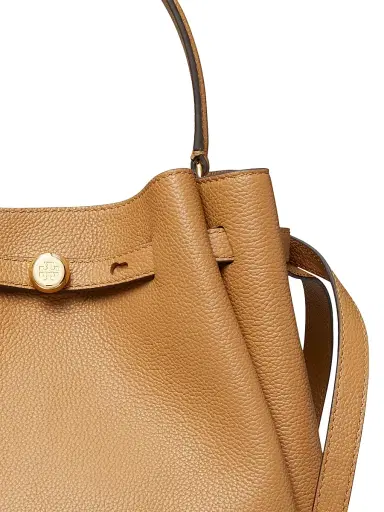 Tory Burch Women's Romy Pebbled Leather Bucket Bag | Thumbnail 7