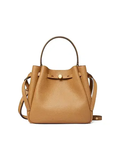 Tory Burch Women's Romy Pebbled Leather Bucket Bag | Thumbnail 1