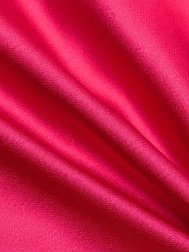 Ramy Brook Women's Tatiana High-Neck Satin Gown - Hot Pink - Size 16 | Thumbnail 7