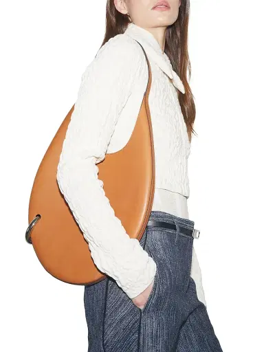 Tory Burch Women's Pierced Leather Shoulder Bag | Thumbnail 2 Tory Burch Women's Pierced Leather Shoulder Bag | Thumbnail 2