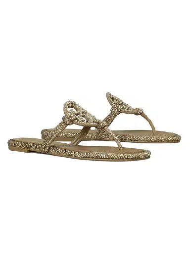 Tory Burch Women's Miller Knotted Flip-Flop Sandals | Thumbnail 2 Tory Burch Women's Miller Knotted Flip-Flop Sandals | Thumbnail 2